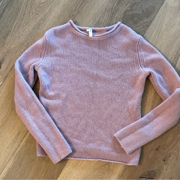 Vince Cashmere Rolled Neck Sweater Lilac Stone - Picture 2 of 9